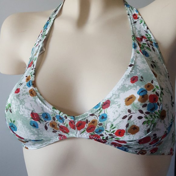 Geisa Youth Teenage or Size 1 Bikini Swim Wear 2 pieces Floral made in Spain - Picture 5 of 12